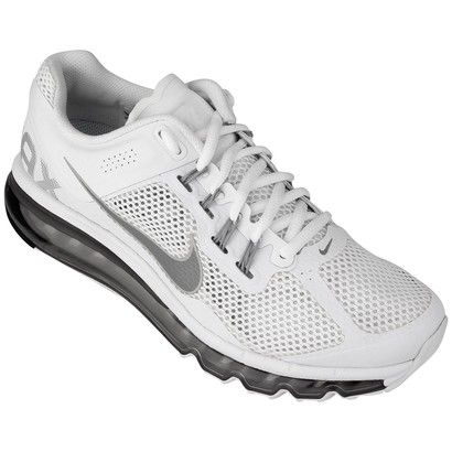Nike Air Max+ 2013 (BRANCO/PRETO)